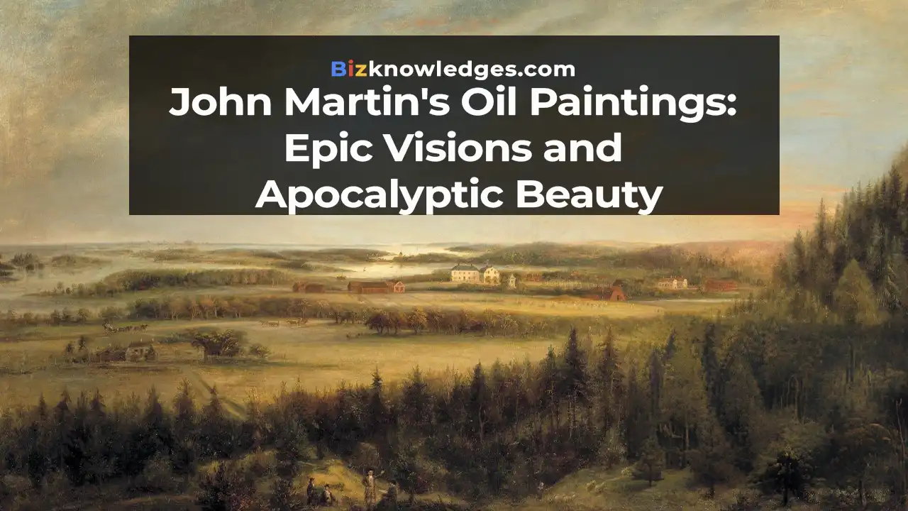 John Martin's Oil Paintings: Epic Visions and Apocalyptic Beauty