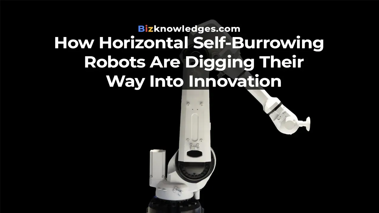 Horizontal Self-Burrowing Robots