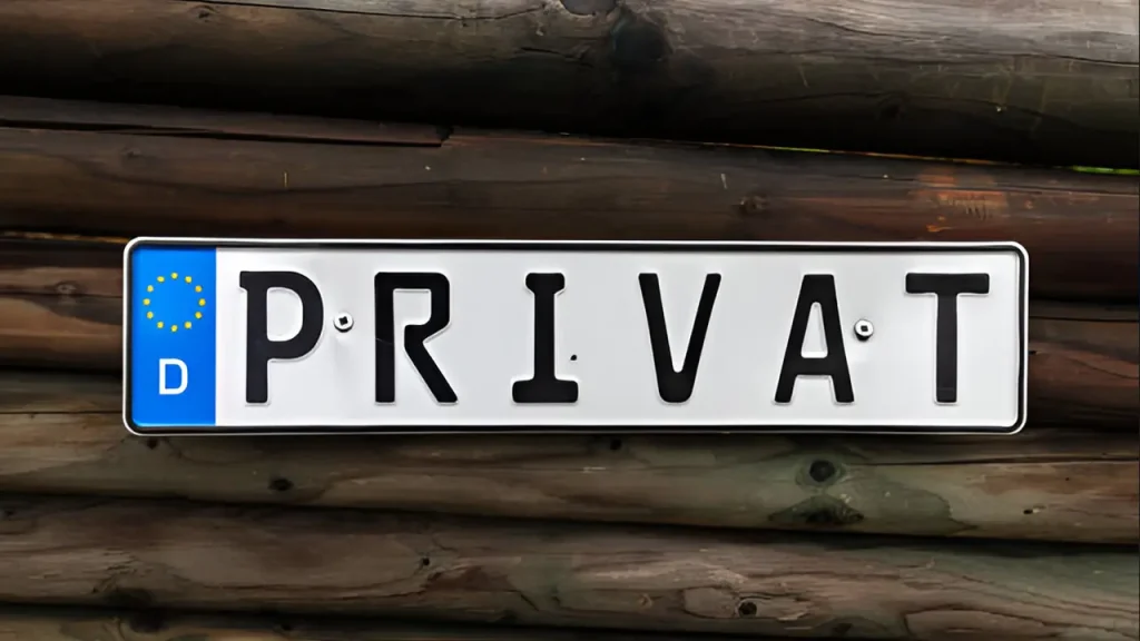 Private Number Plate