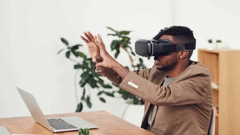 Team examining futuristic dashboards in a high-tech workspace, presenting a forward-looking view of what enterprise search is. Team examining futuristic dashboards in a high-tech workspace, presenting a forward-looking view of what enterprise search is.