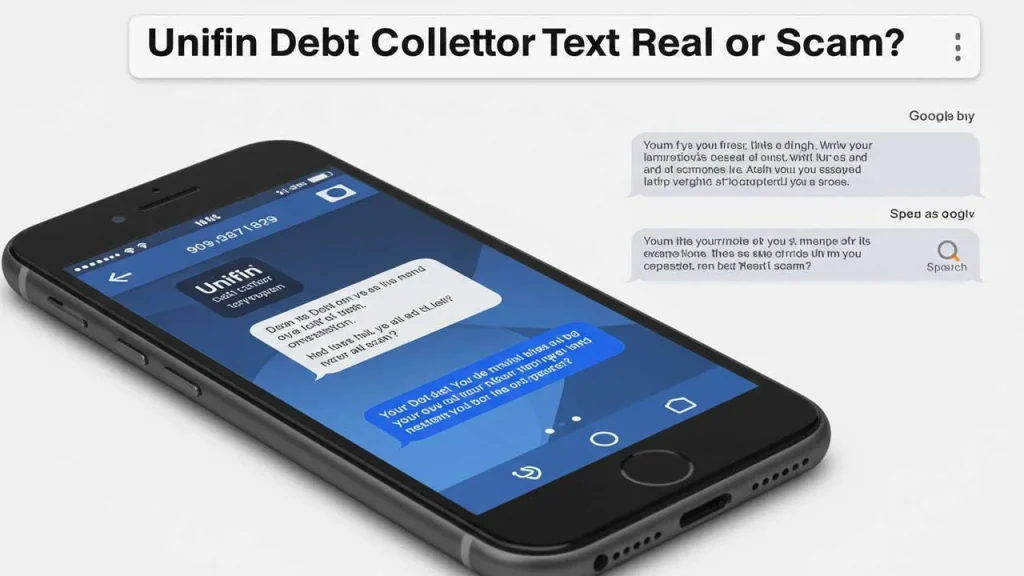 Is the Unifin Debt Collector Text Real or a Scam?